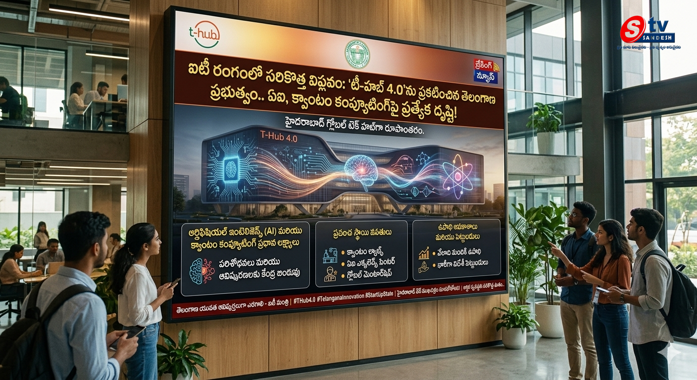 ఐటీ రంగంలో సరికొత్త విప్లవం: ‘టీ-హబ్ 4.0’ను ప్రకటించిన తెలంగాణ ప్రభుత్వం.. ఏఐ, క్వాంటం కంప్యూటింగ్‌పై ప్రత్యేక దృష్టి!